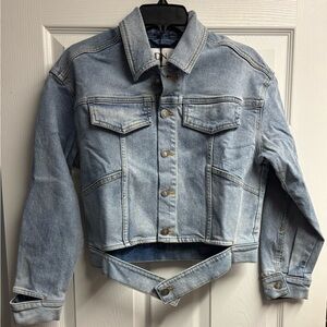 NWT LNDN Organic Cotton Denim Jacket Size XS